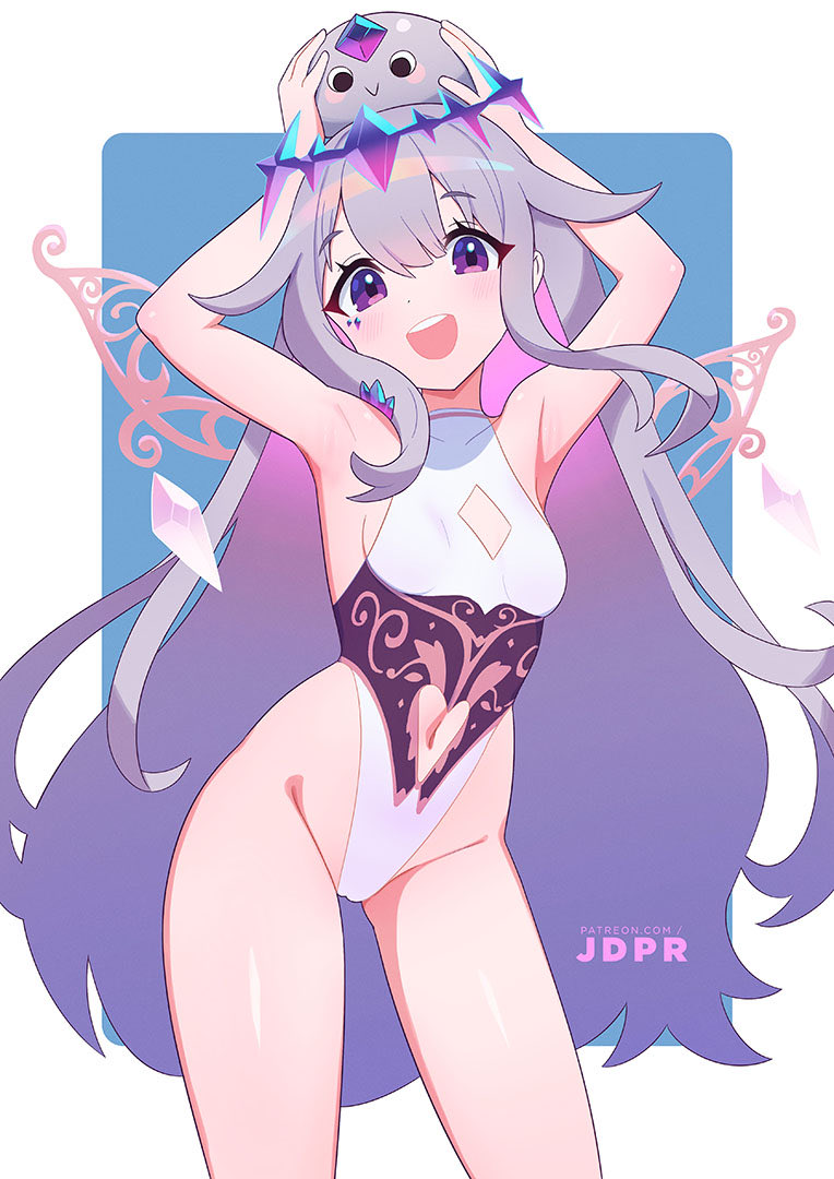 koseki bijou and pebble (hololive and 1 more) drawn by jdpr