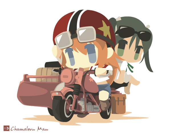 charlotte e. yeager and francesca lucchini (world witches series and 1 more) drawn by chameleon_man_(three)