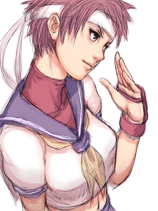 kasugano sakura (street fighter and 1 more) drawn by fumio_(rsqkr)