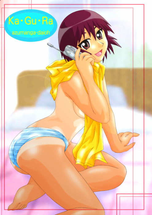 kagura (azumanga daioh) drawn by blanche_neige_(b-neige)