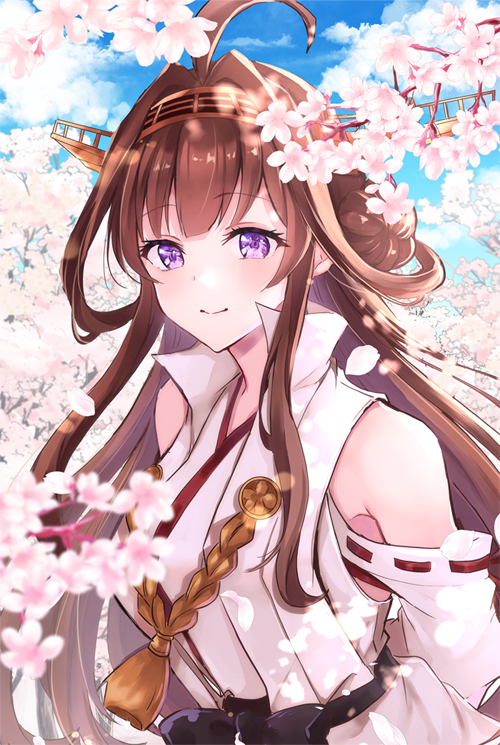 kongou and kongou kai ni (kantai collection) drawn by ajipontarou