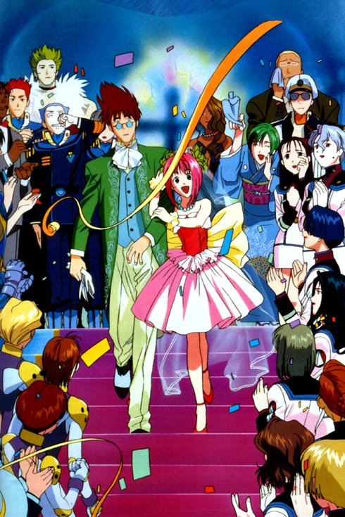 mylene jenius, nekki basara, maximilian jenius, millia jenius, and gamlin kizaki (macross and 1 more) drawn by oka_tatsuya
