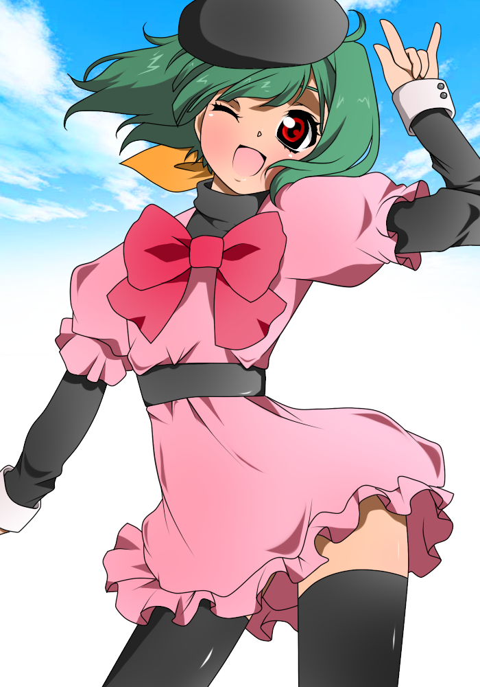 ranka lee (macross and 1 more) drawn by amako