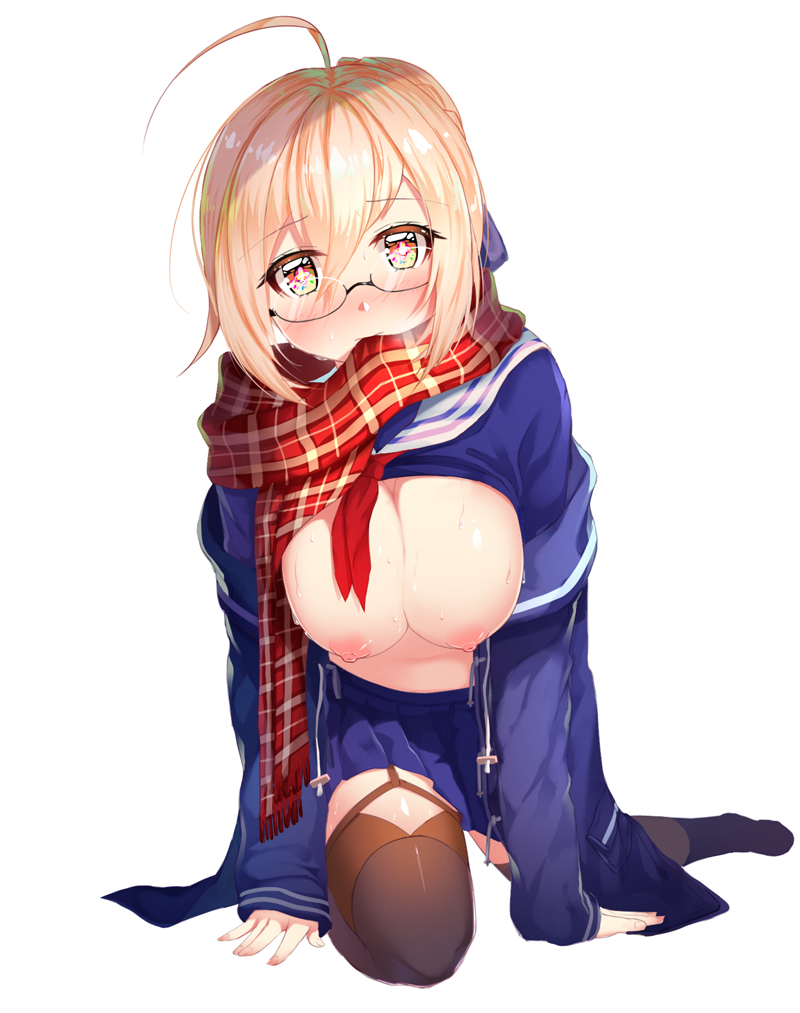 artoria pendragon and mysterious heroine x alter (fate and 1 more) drawn by yuruto