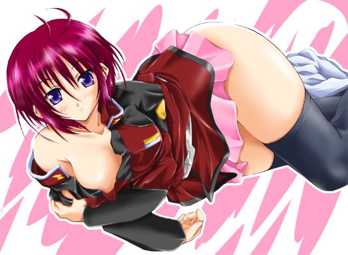 lunamaria hawke (gundam and 2 more) drawn by apa-revo