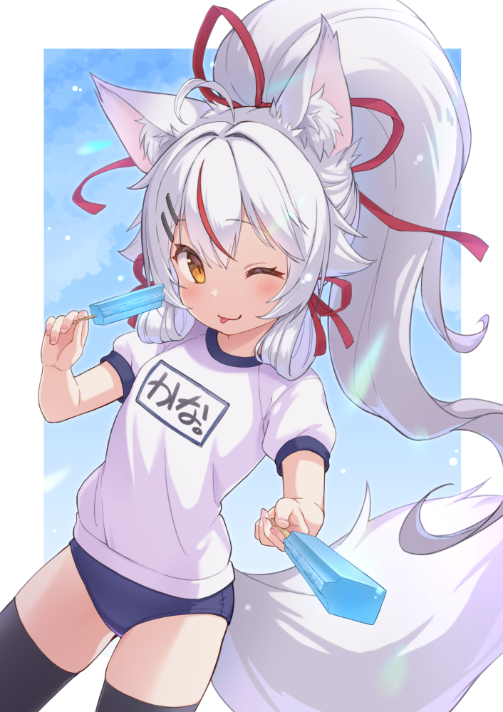 kamiko kana (indie virtual youtuber) drawn by jigatei_(omijin)