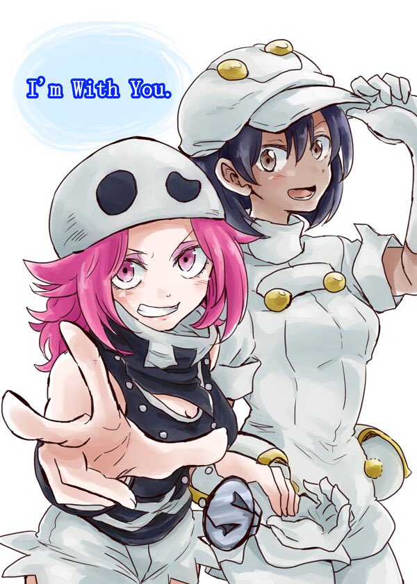 aether foundation employee and team skull grunt (pokemon and 1 more) drawn by unya