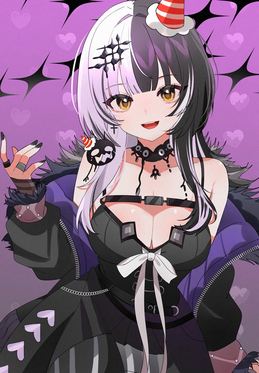 shiori novella and yorick (hololive and 1 more) drawn by hana20000920