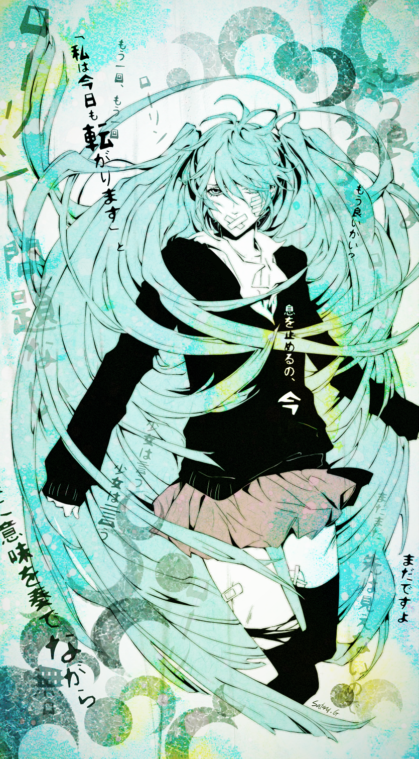 hatsune miku (vocaloid and 1 more) drawn by satsuki_g
