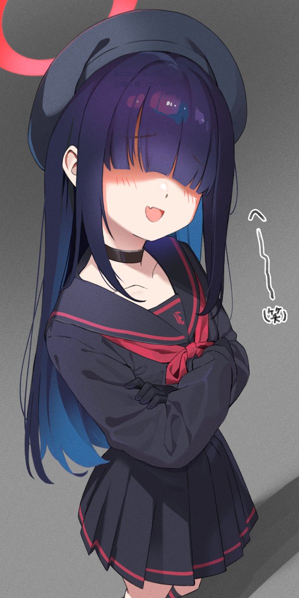 justice task force member (blue archive) drawn by itinana