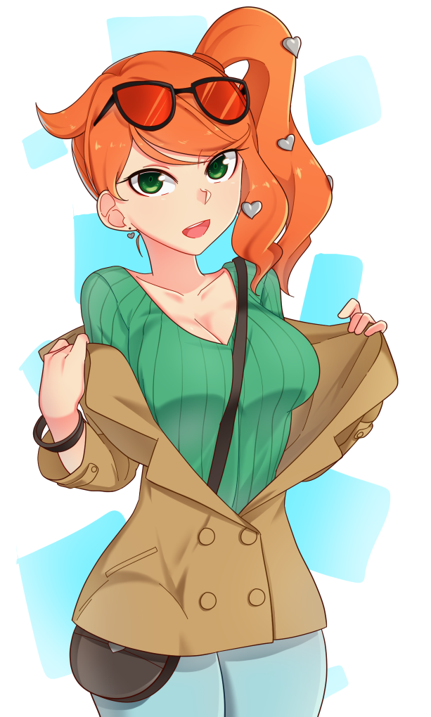sonia (pokemon and 1 more) drawn by ajidot
