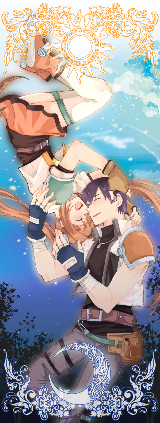 estelle bright and joshua bright (eiyuu densetsu and 1 more) drawn by yurimami