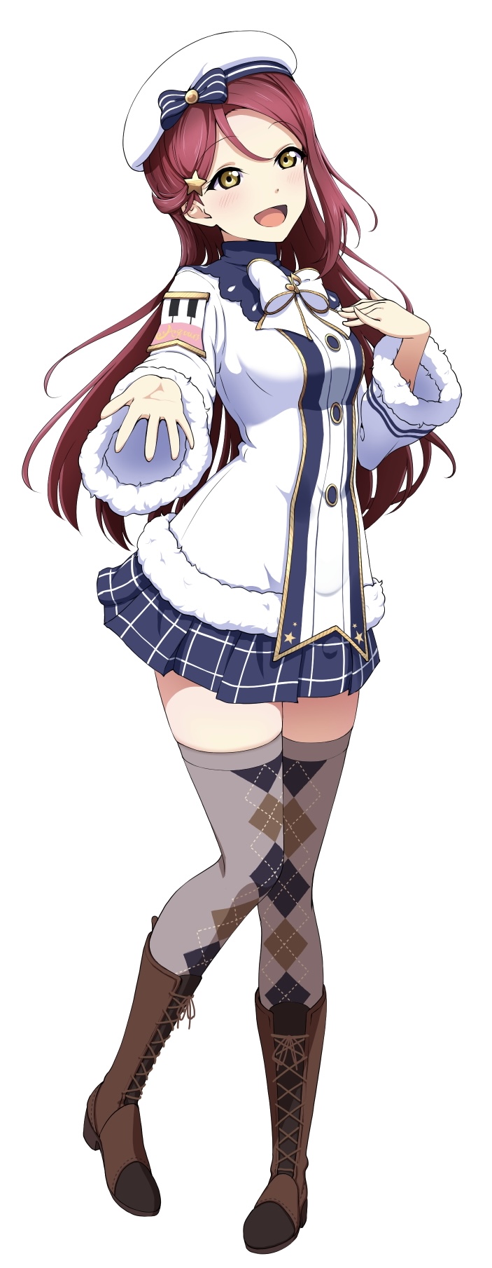 sakurauchi riko (love live! and 1 more) drawn by amagi_(volfuji)