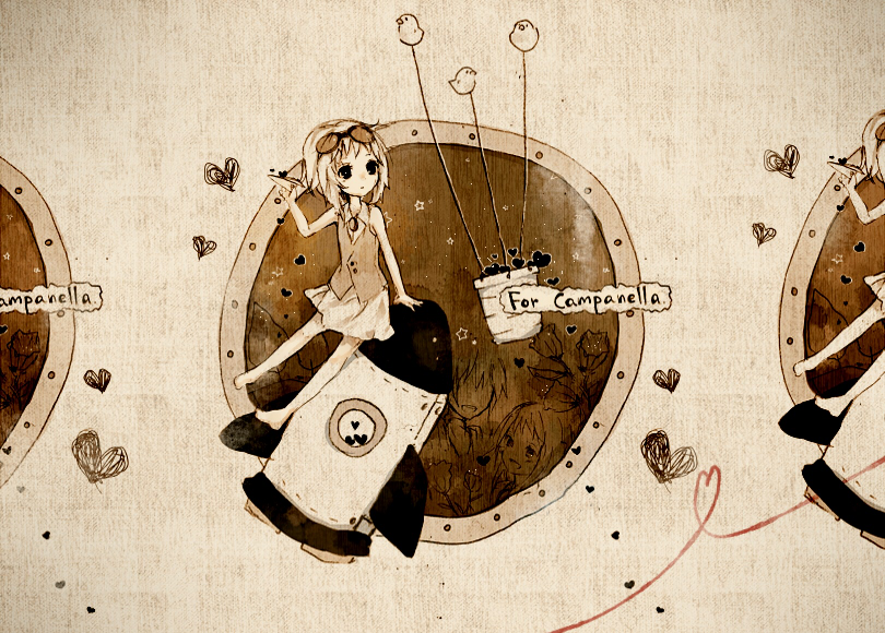 gumi (vocaloid and 1 more) drawn by mikanniro