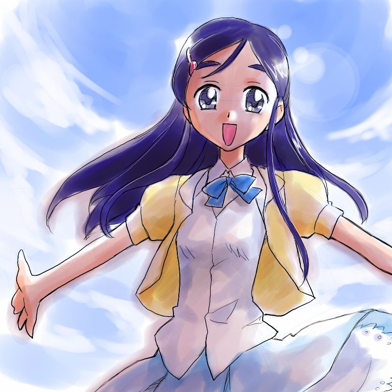 yukishiro honoka (precure and 2 more) drawn by oochan_(society_of_sorcery)