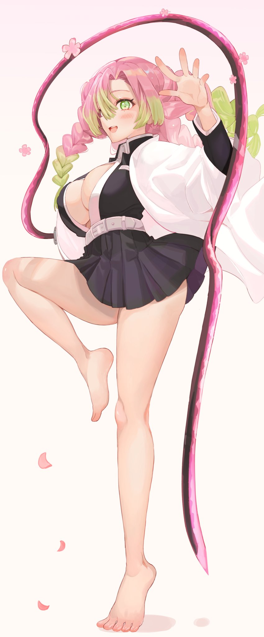 kanroji mitsuri (kimetsu no yaiba) drawn by noyama_(noyama8888)