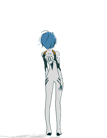 ayanami rei (neon genesis evangelion) drawn by gen_(susono01)