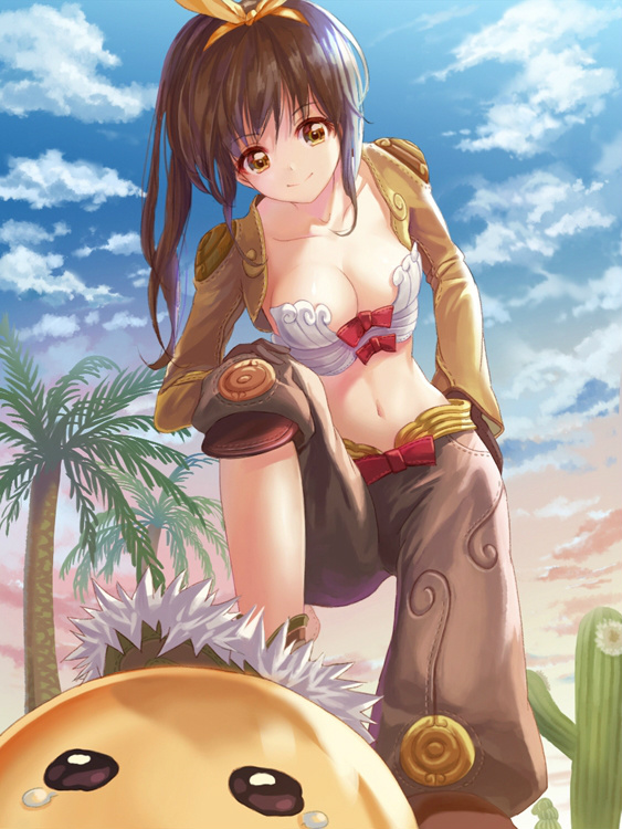 thief and drops (ragnarok online) drawn by moai_(aoh)