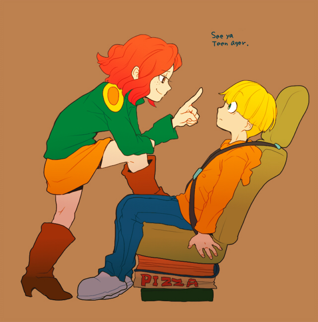 numbuh 4 and numbuh 86 (codename: kids next door) drawn by t_k_g