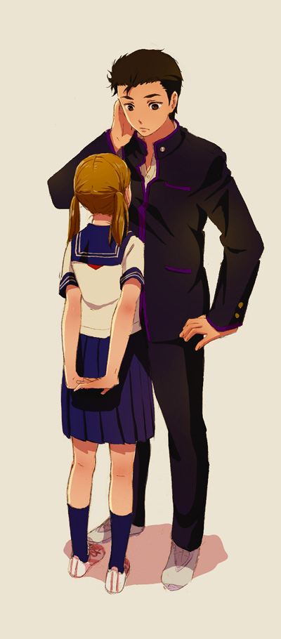 yuki-chan and ishigaki koutarou (yowamushi pedal) drawn by yuhka