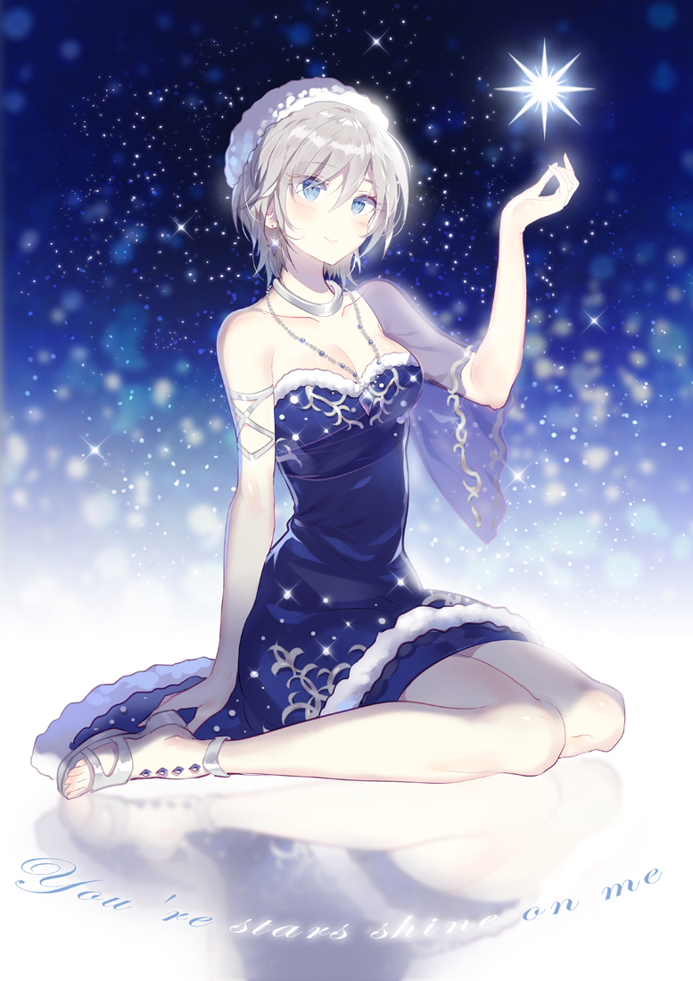 anastasia (idolmaster and 1 more) drawn by domotolain
