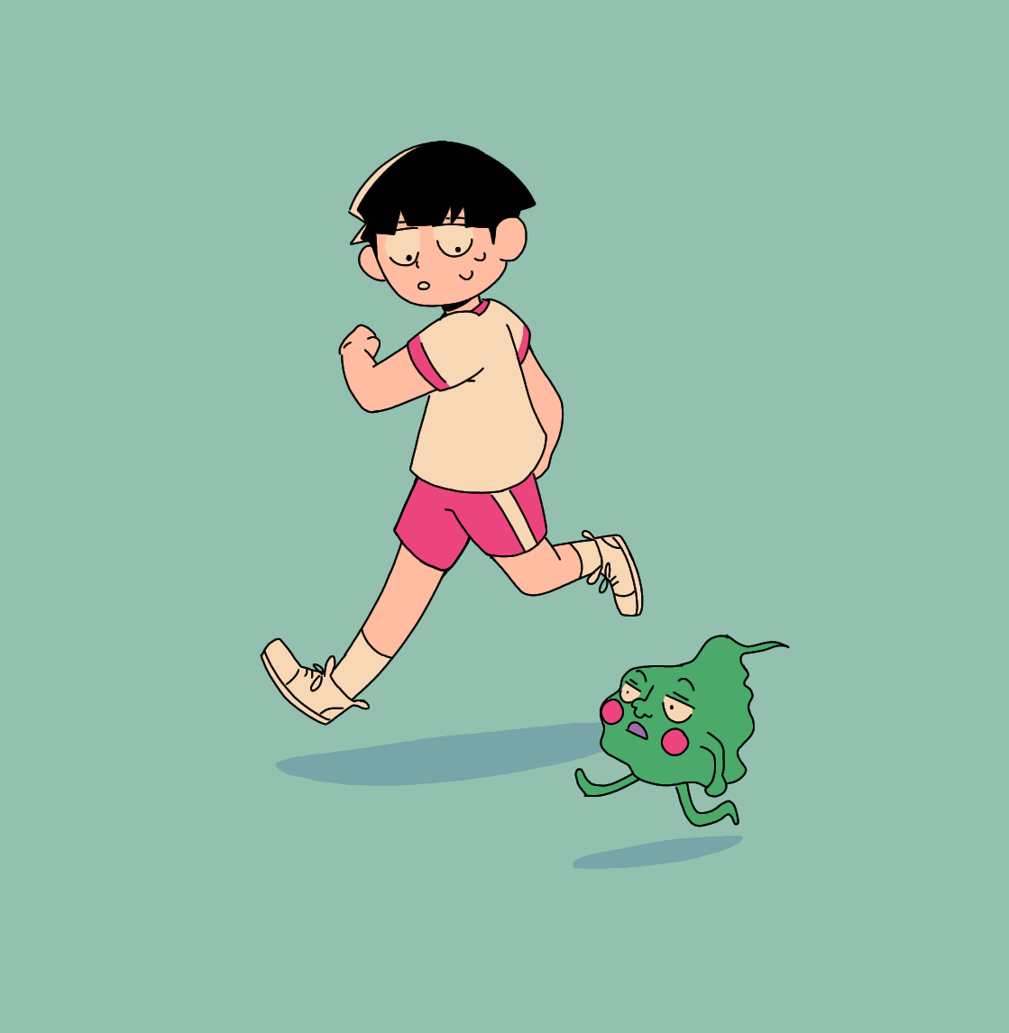 kageyama shigeo and ekubo (mob psycho 100) drawn by cutystuffy