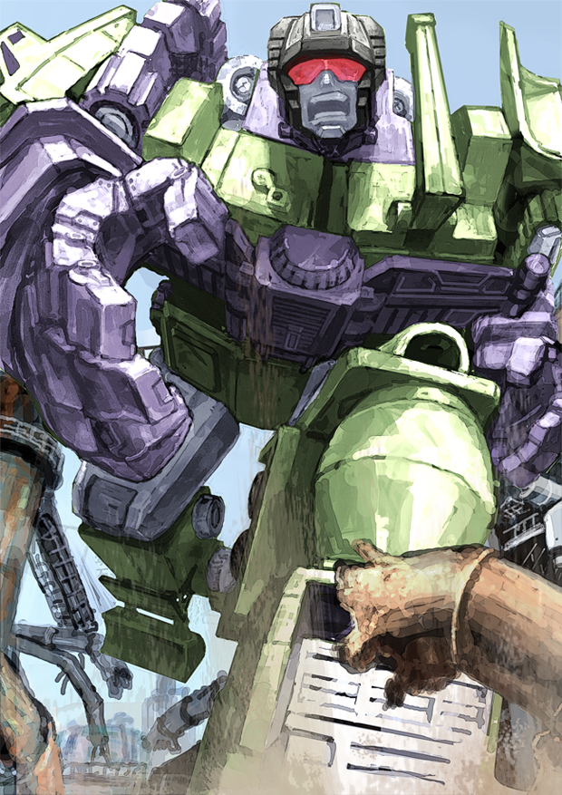 devastator (transformers and 1 more) drawn by hk1
