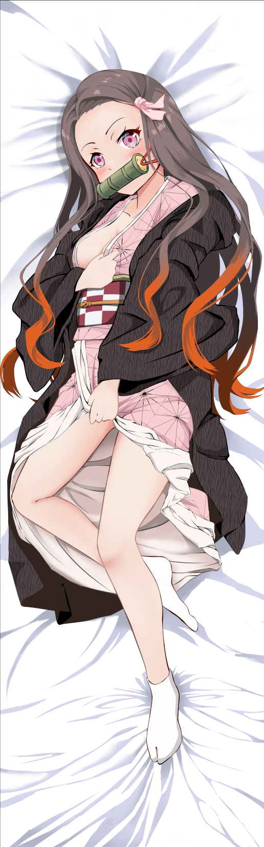 kamado nezuko (kimetsu no yaiba) drawn by gibun_(sozoshu)