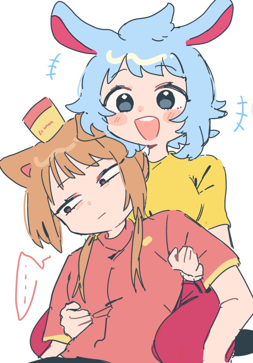 burgerpants and nice cream guy (undertale) drawn by mameo_(mameo6416)