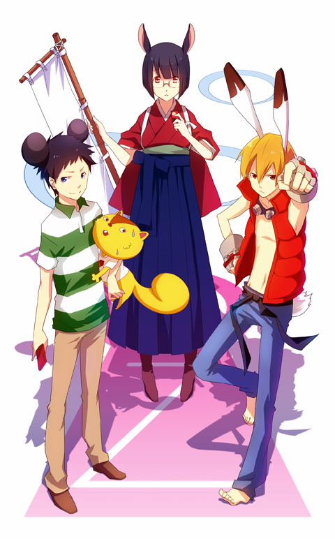sonohara anri, ryuugamine mikado, kida masaomi, king kazma, shinohara natsuki, and 2 more (durarara!! and 1 more) drawn by daqshu