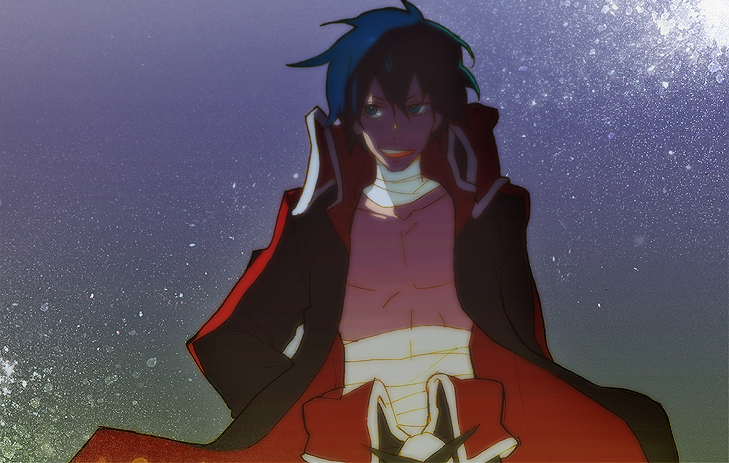 simon and garlock simon (tengen toppa gurren lagann) drawn by luo_zi