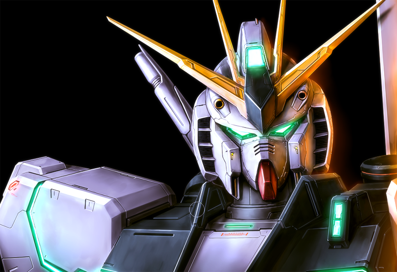 nu gundam (gundam and 1 more) drawn by banchengping@126