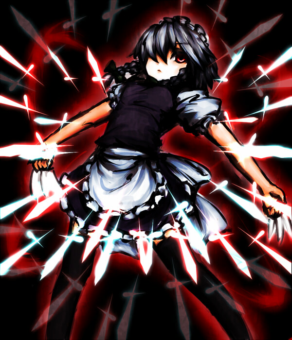 izayoi sakuya (touhou) drawn by hima_(mizu_ni_tsuyoi)