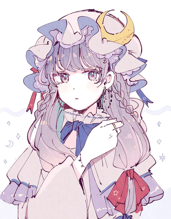 patchouli knowledge (touhou) drawn by mozukuzu_(manukedori)