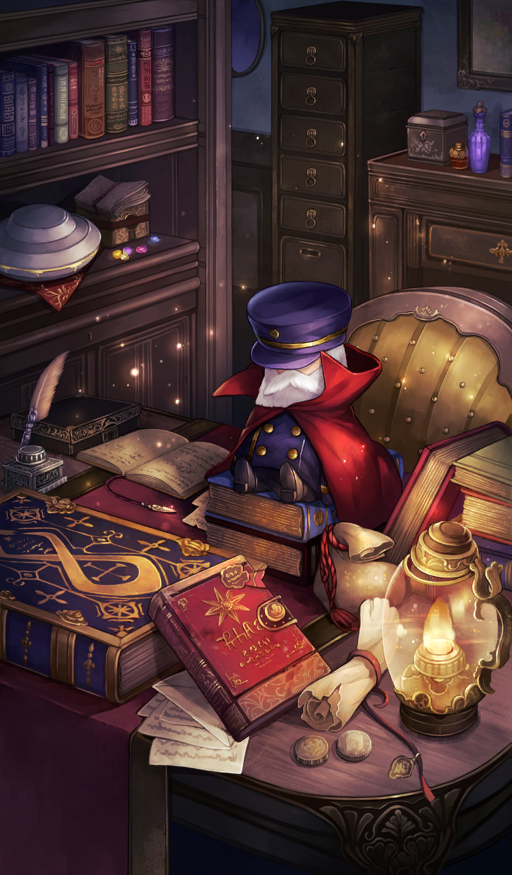colonel olcott (fate and 1 more) drawn by lasengle