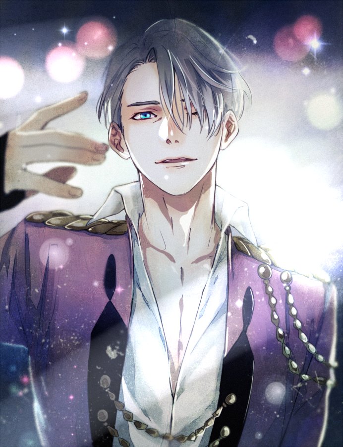viktor nikiforov (yuri!!! on ice) drawn by katagawa_mika