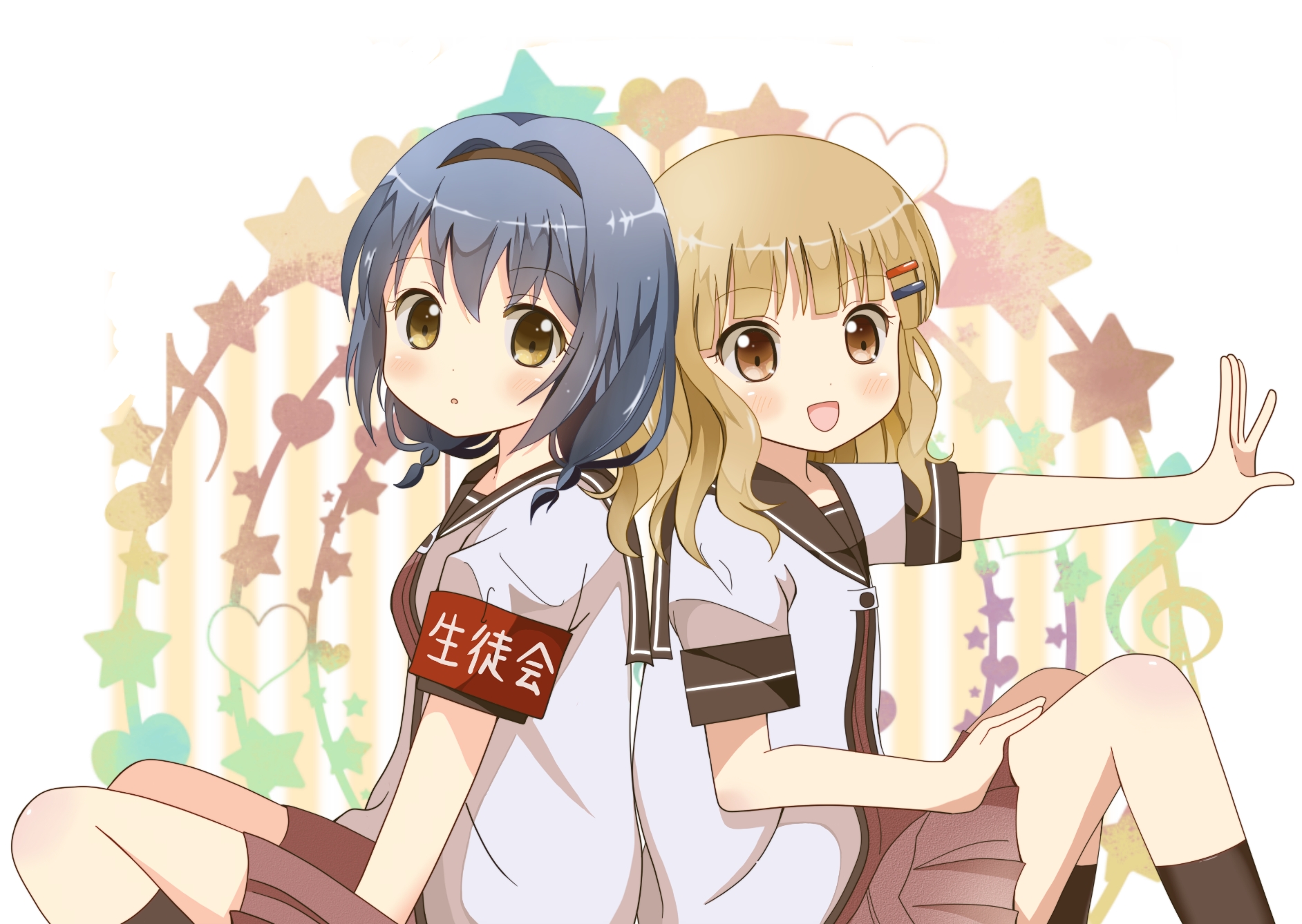 Oomuro Sakurako And Furutani Himawari Yuru Yuri Drawn By Ryoutan Danbooru