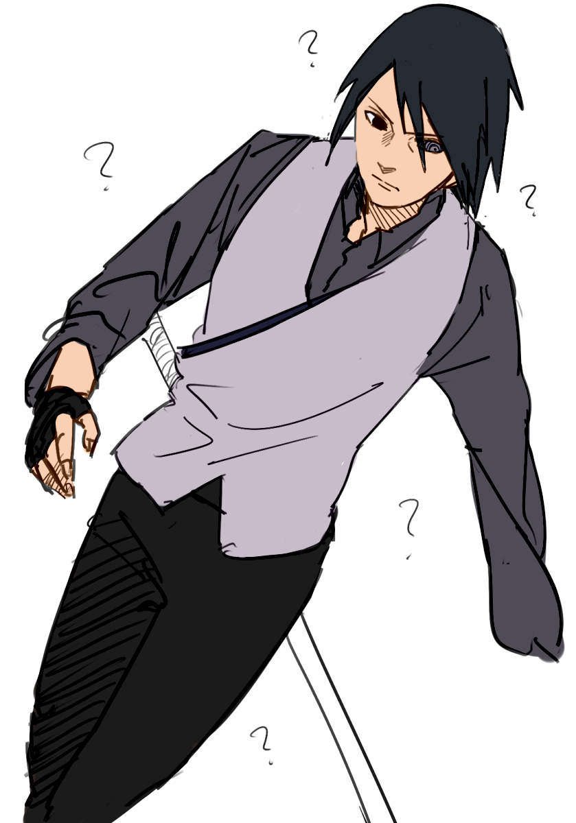 uchiha sasuke (naruto and 1 more) drawn by zifletts