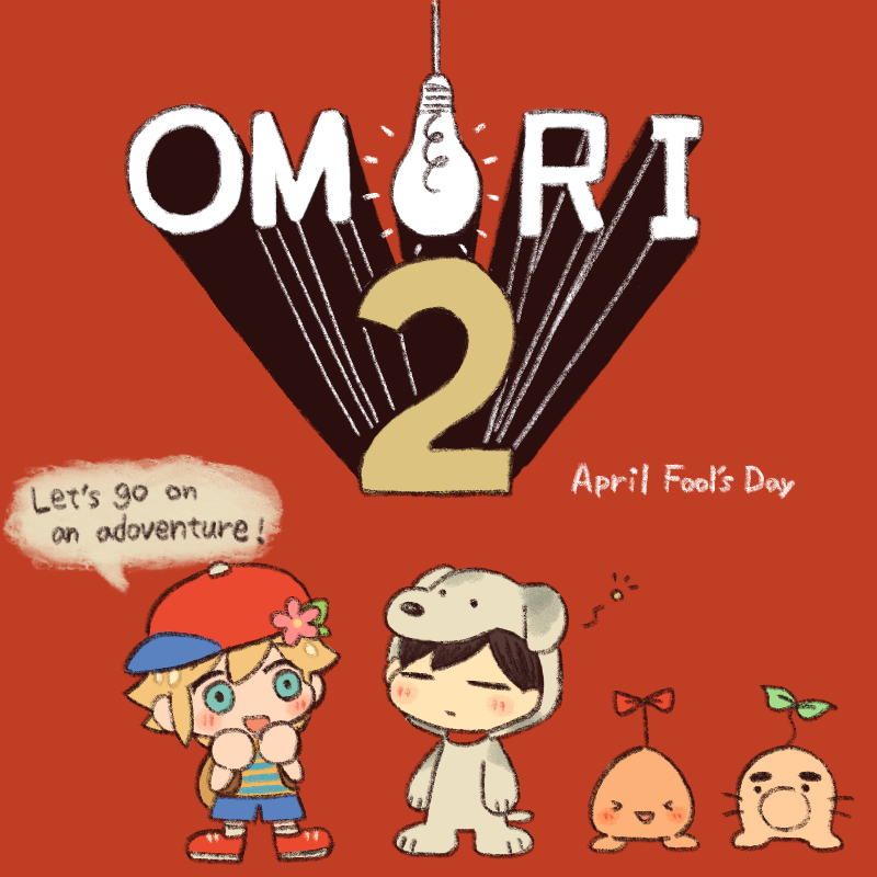 sunny, basil, ness, doseisan, sprout mole, and 1 more (omori and 2 more) drawn by sun_iiinu