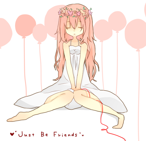 megurine luka (vocaloid and 1 more) drawn by hozaka