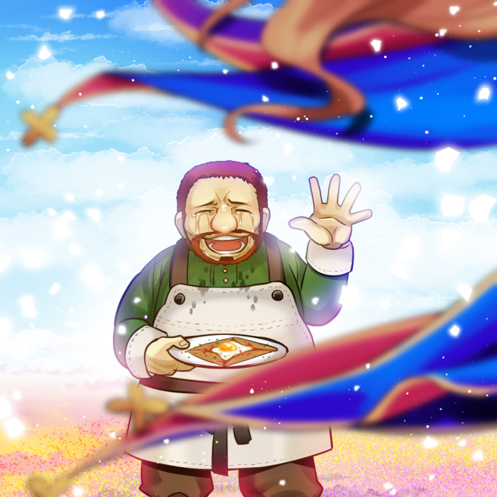leonardo da vinci and mike (fate and 1 more) drawn by akariya_kuubu