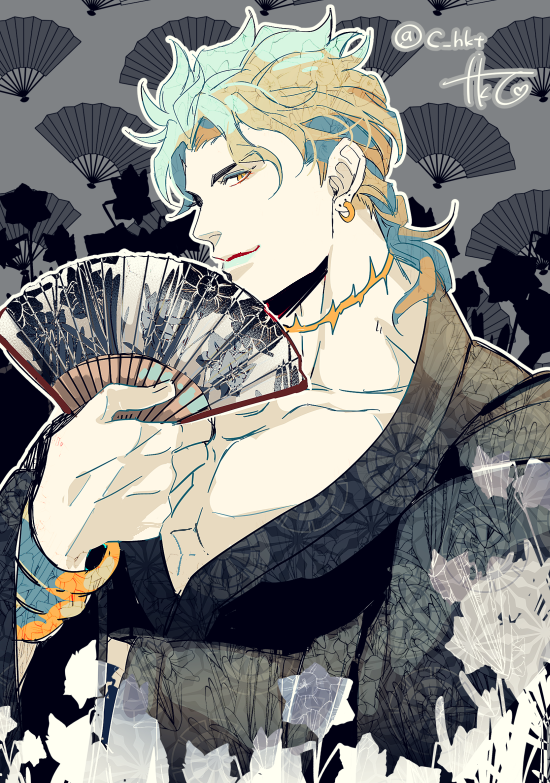 dio brando (jojo no kimyou na bouken and 1 more) drawn by takashi_(huzakenna)
