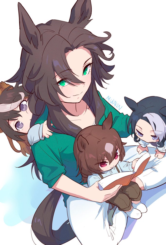 symboli rudolf, sirius symboli, mejiro ramonu, and speed symboli (umamusume) drawn by mukakin