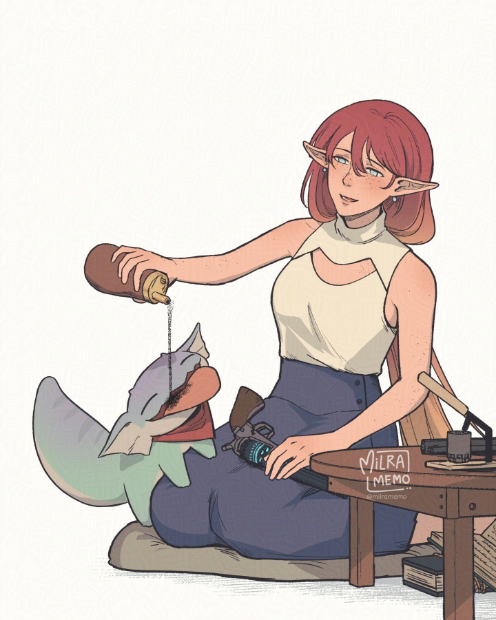 nelyne and jalapeno (original and 1 more) drawn by milramemo