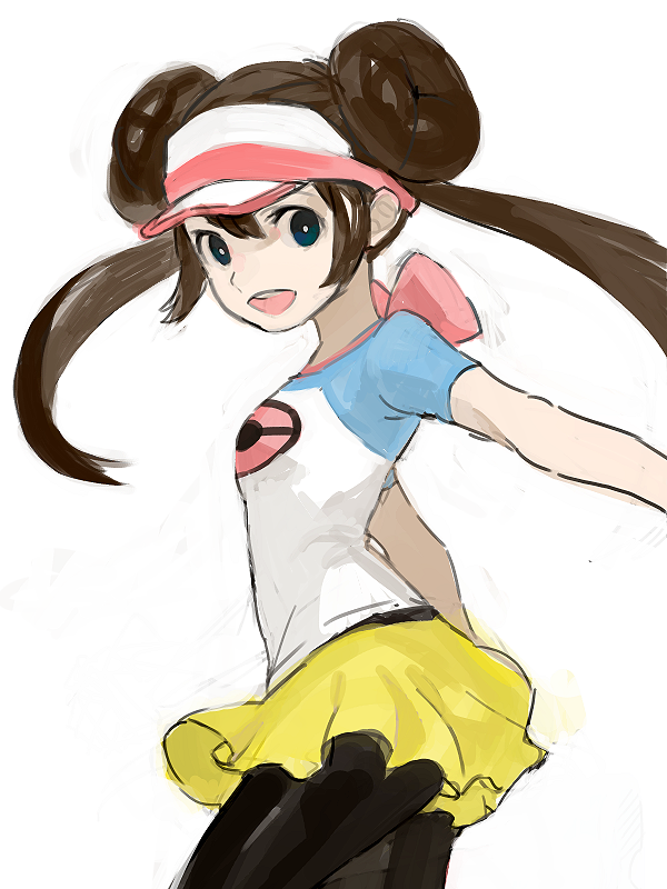 rosa (pokemon and 1 more) drawn by brack-box9