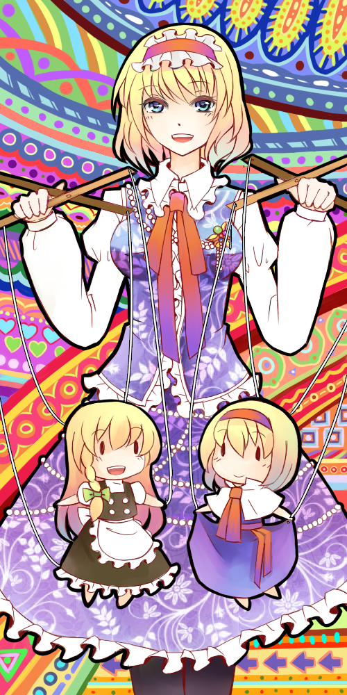 kirisame marisa and alice margatroid (touhou) drawn by vetina