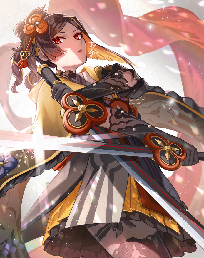 chiori (genshin impact) drawn by rashima_(rcm_illust)