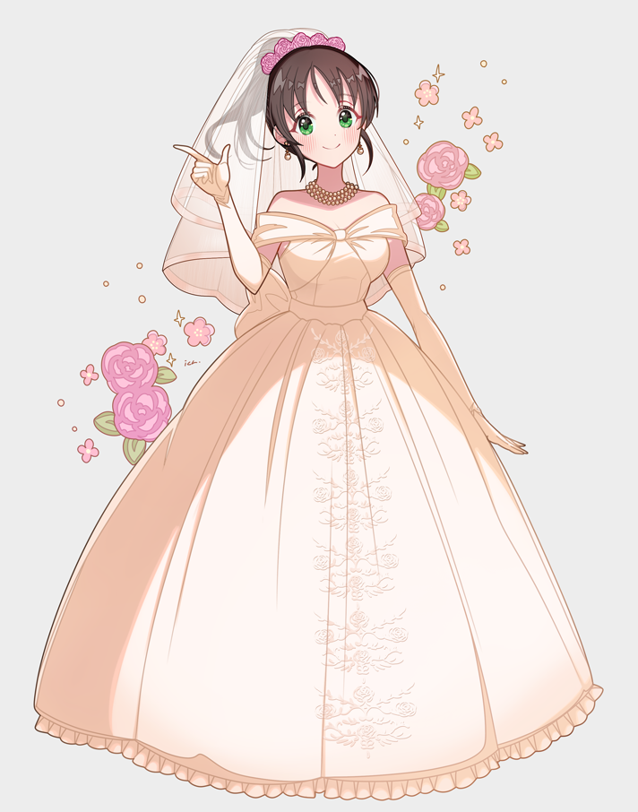harada miyo (idolmaster and 1 more) drawn by ich.