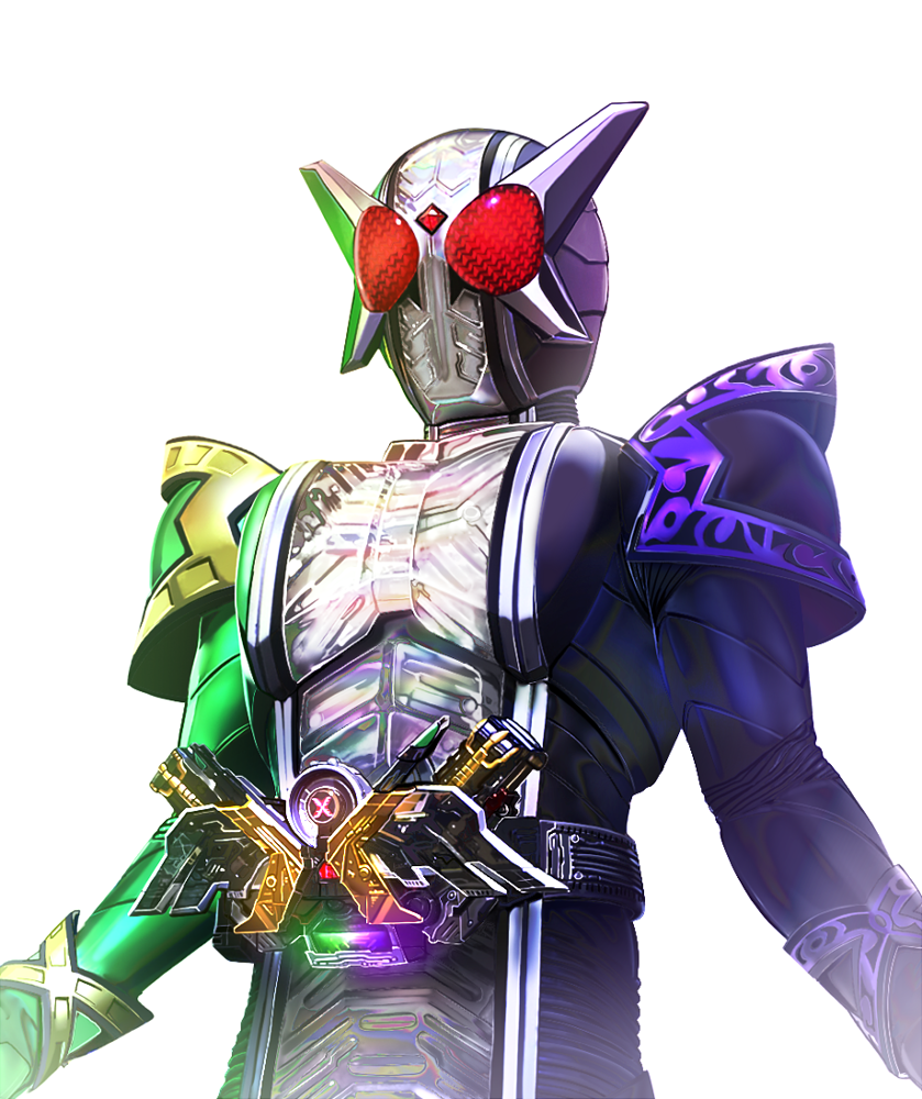 kamen rider double (kamen rider and 1 more) drawn by masukudo_(hamamoto_hikaru)