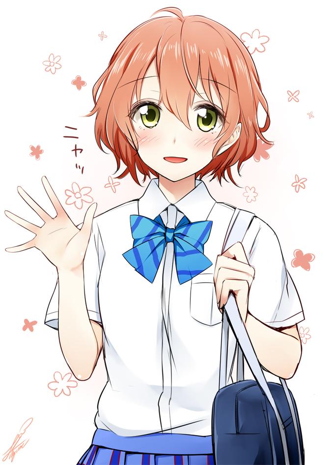 hoshizora rin (love live! and 1 more) drawn by suzume_miku